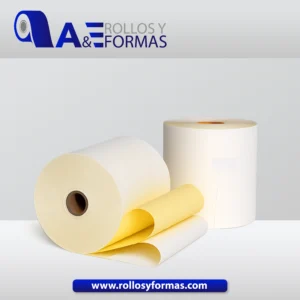 Rollos Químicos 76 mm x 30 mts Caja x 60 Und Blancos e Impresos